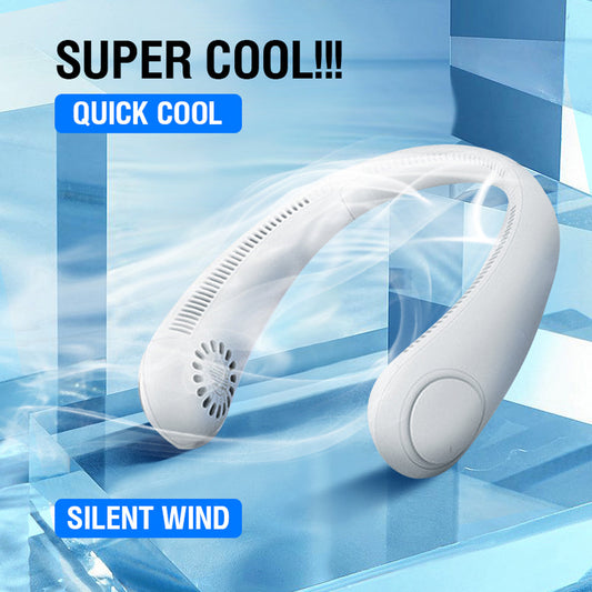 Portable Hanging Neck Fan Electric Mini Air Cooler 3 Speed Quiet Fan - Oceanfront Life